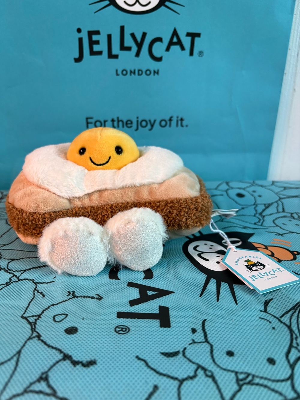 Jellycat Egglantine egg on toast BNWT